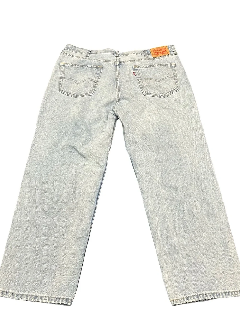 Vintage Levis 550 Jeans Men’s 40x30 Relaxed Baggy Fit Light Wash Denim Y2K